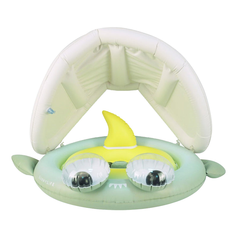 婴儿绿色怪兽游泳圈