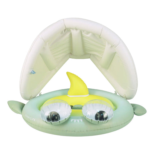 婴儿绿色怪兽游泳圈