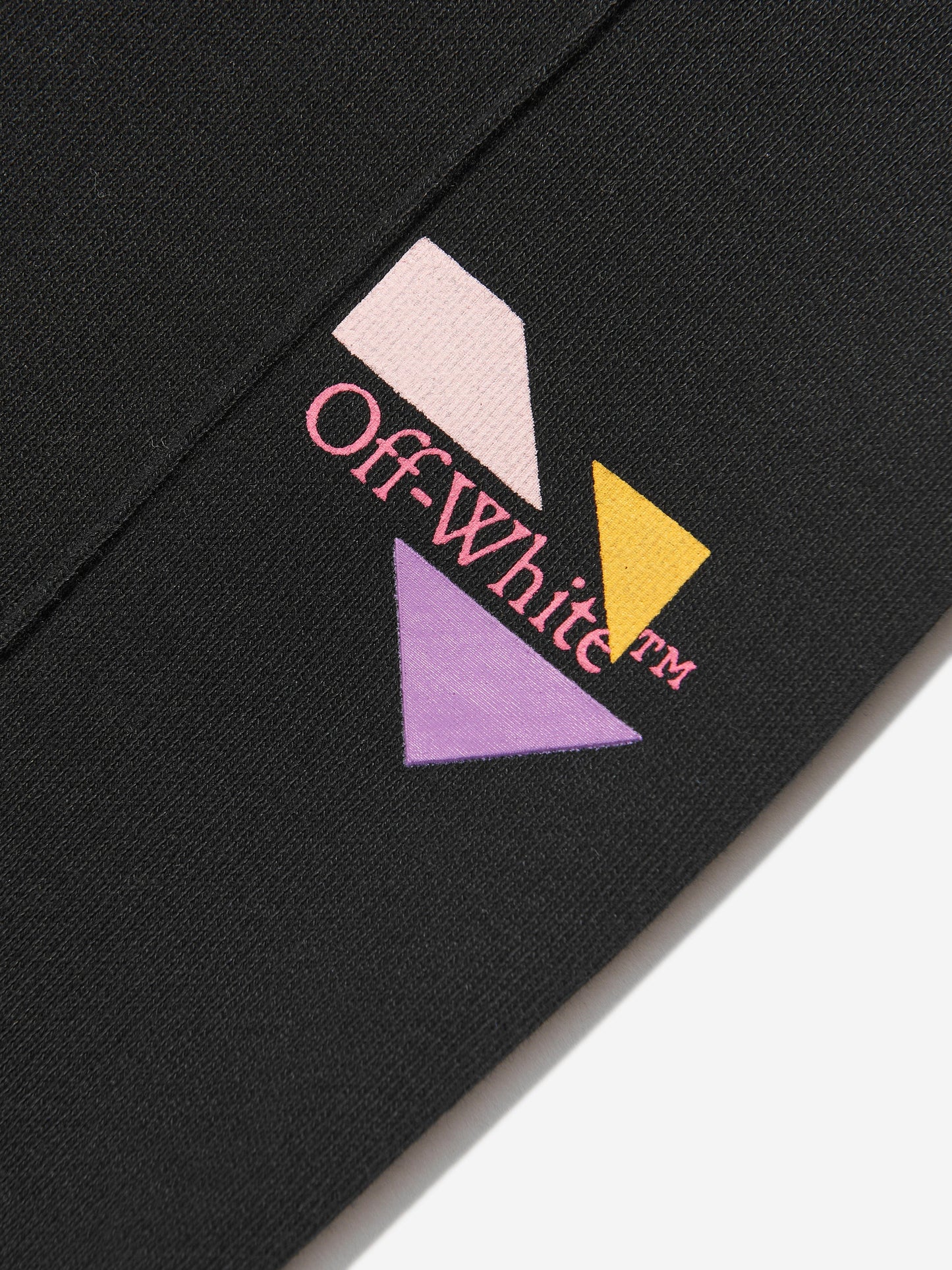 Off-White 女童徽标几何喇叭裤（黑色）