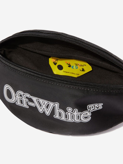 Off-White Kids Big Bookish Belt Bag in Black 927cm)