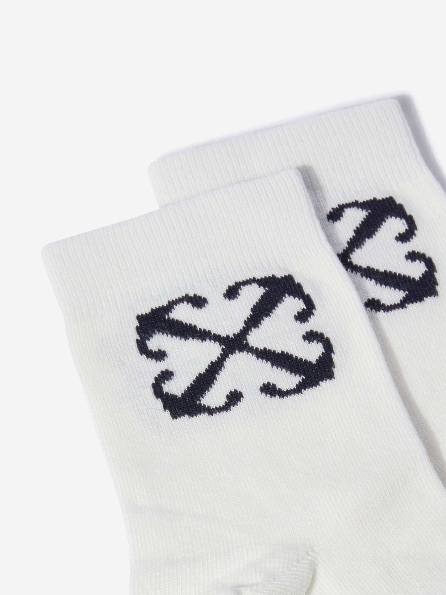 Off-White Kids Arrow Mid High Socks in White
