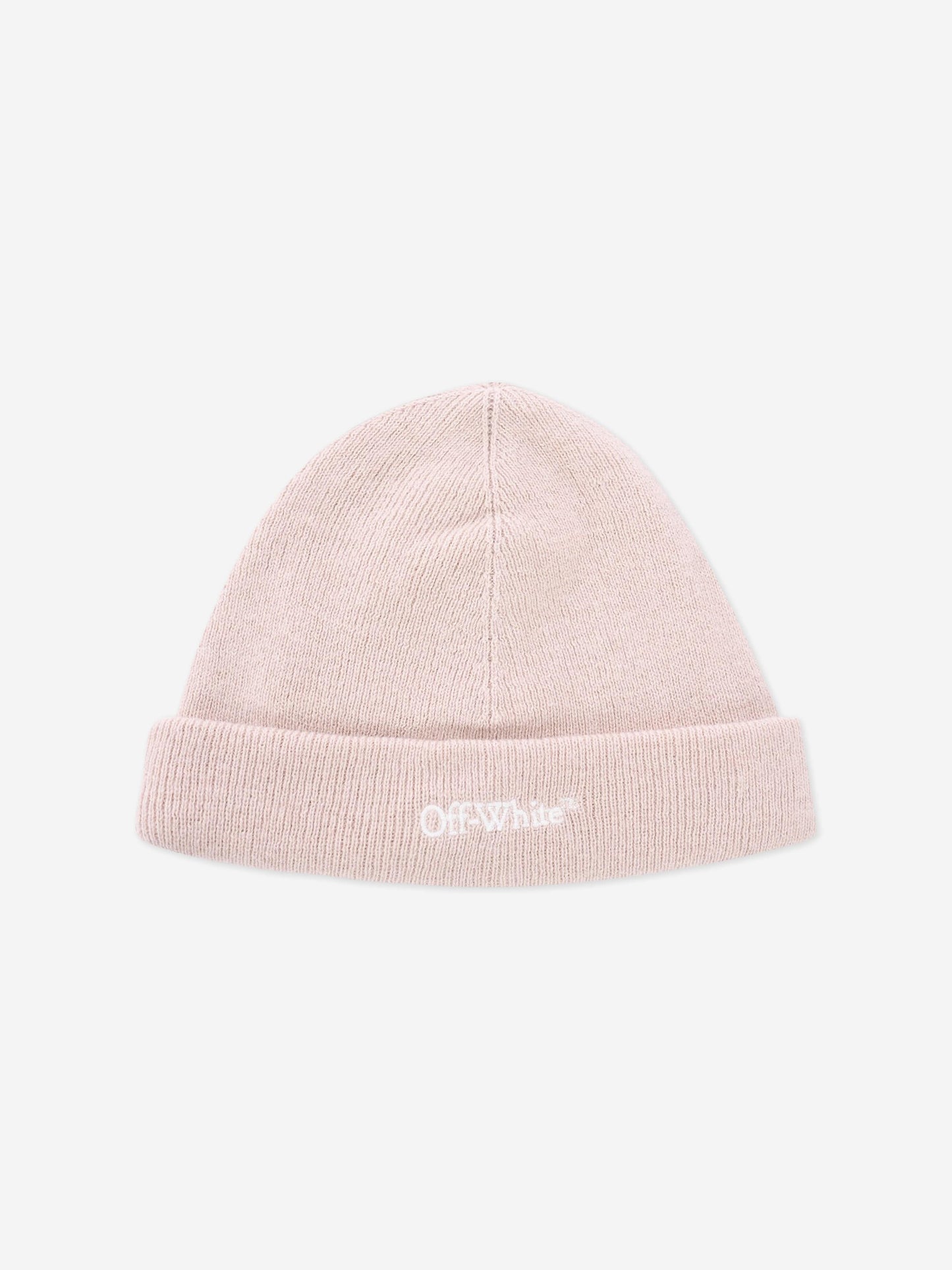Off-White Baby Bookish Beanie Hat in Beige