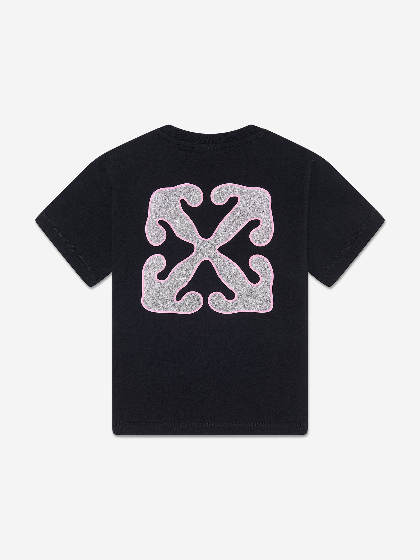 Off-White 女童 Arrow 厚 T 恤（黑色）