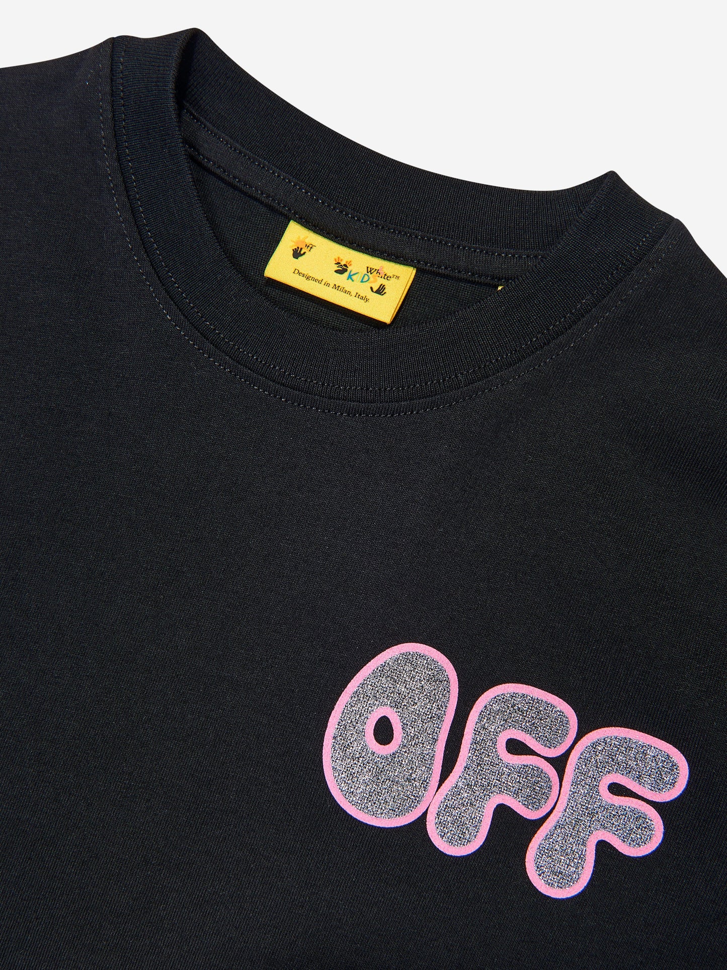 Off-White 女童 Arrow 厚 T 恤（黑色）