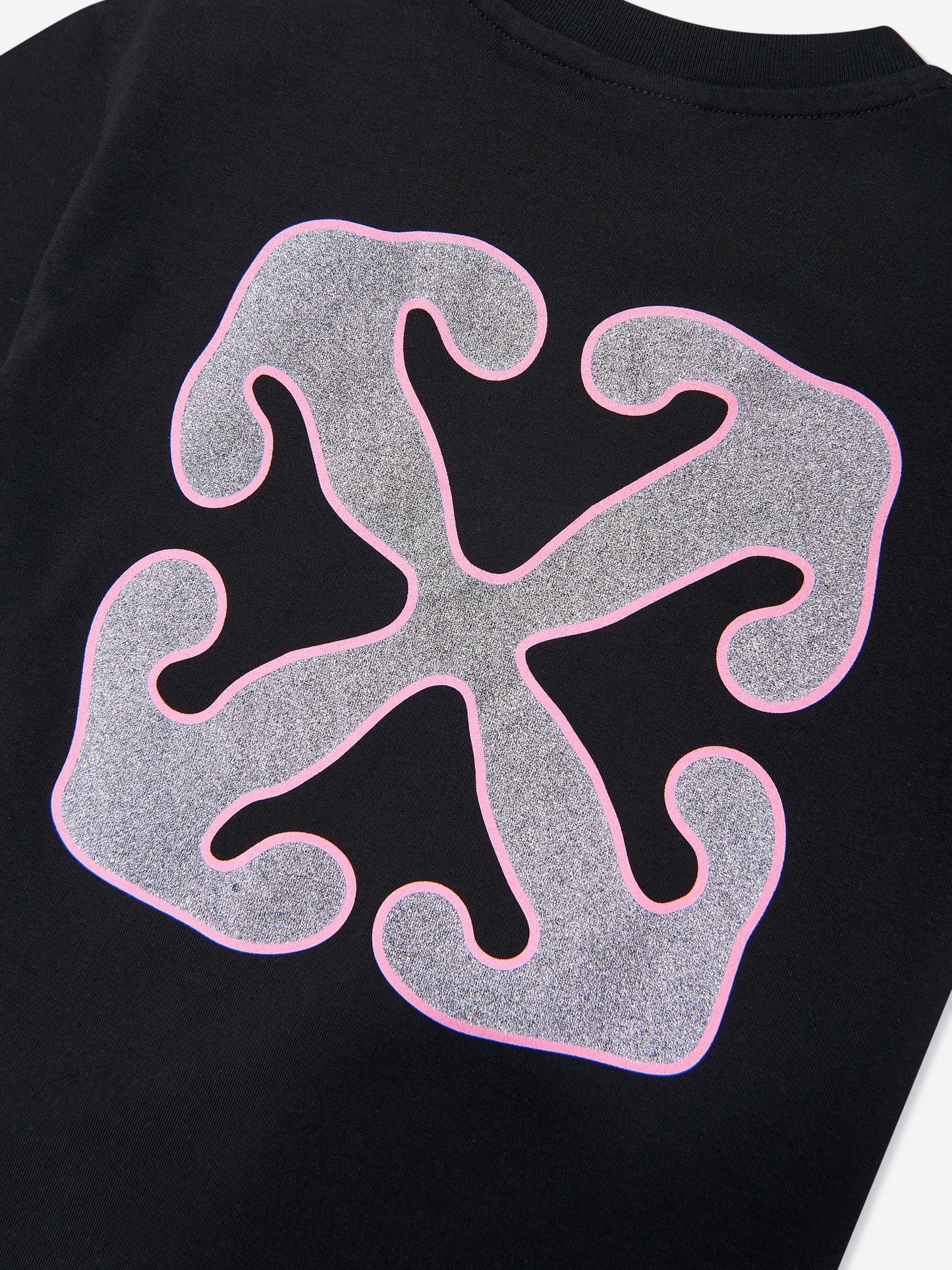 Off-White 女童 Arrow 厚 T 恤（黑色）