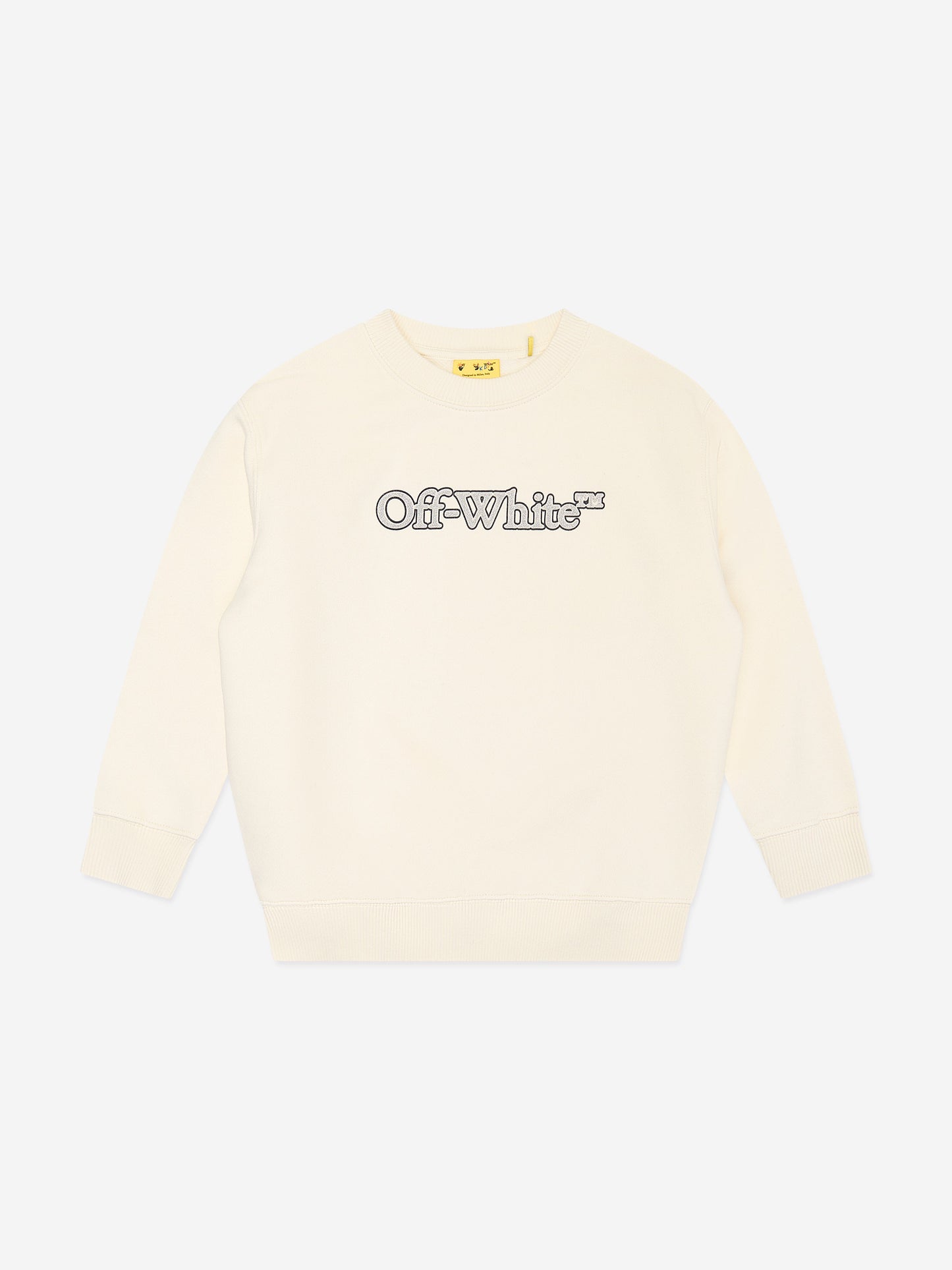 Off-White 女童大书呆子运动衫（象牙色）