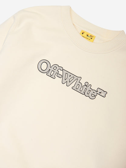 Off-White 女童大书呆子运动衫（象牙色）