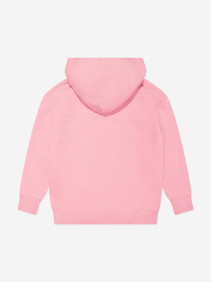 Off-White 女童粉色大书呆子连帽衫