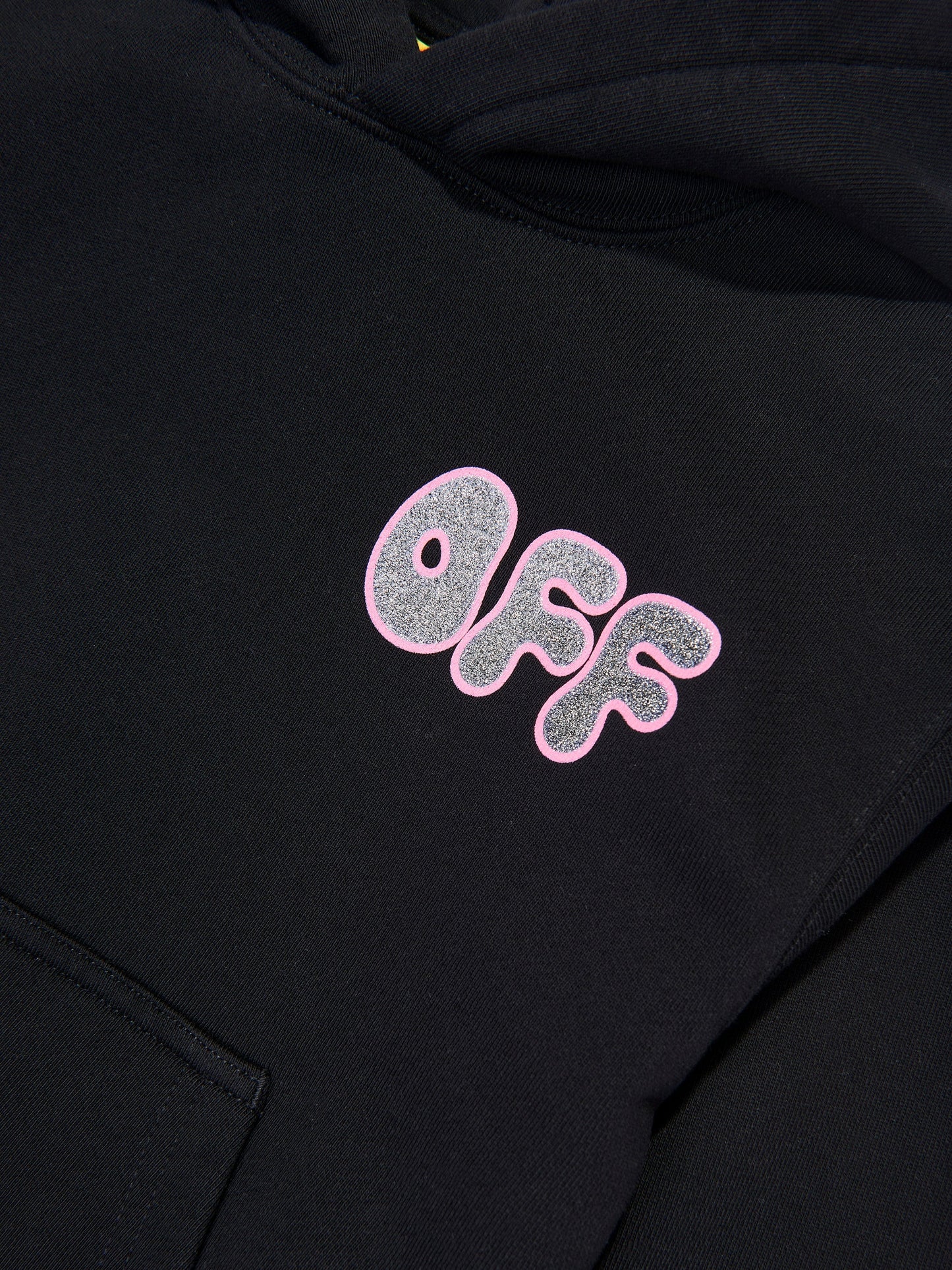 Off-White 女童 Arrow 厚连帽衫（黑色）