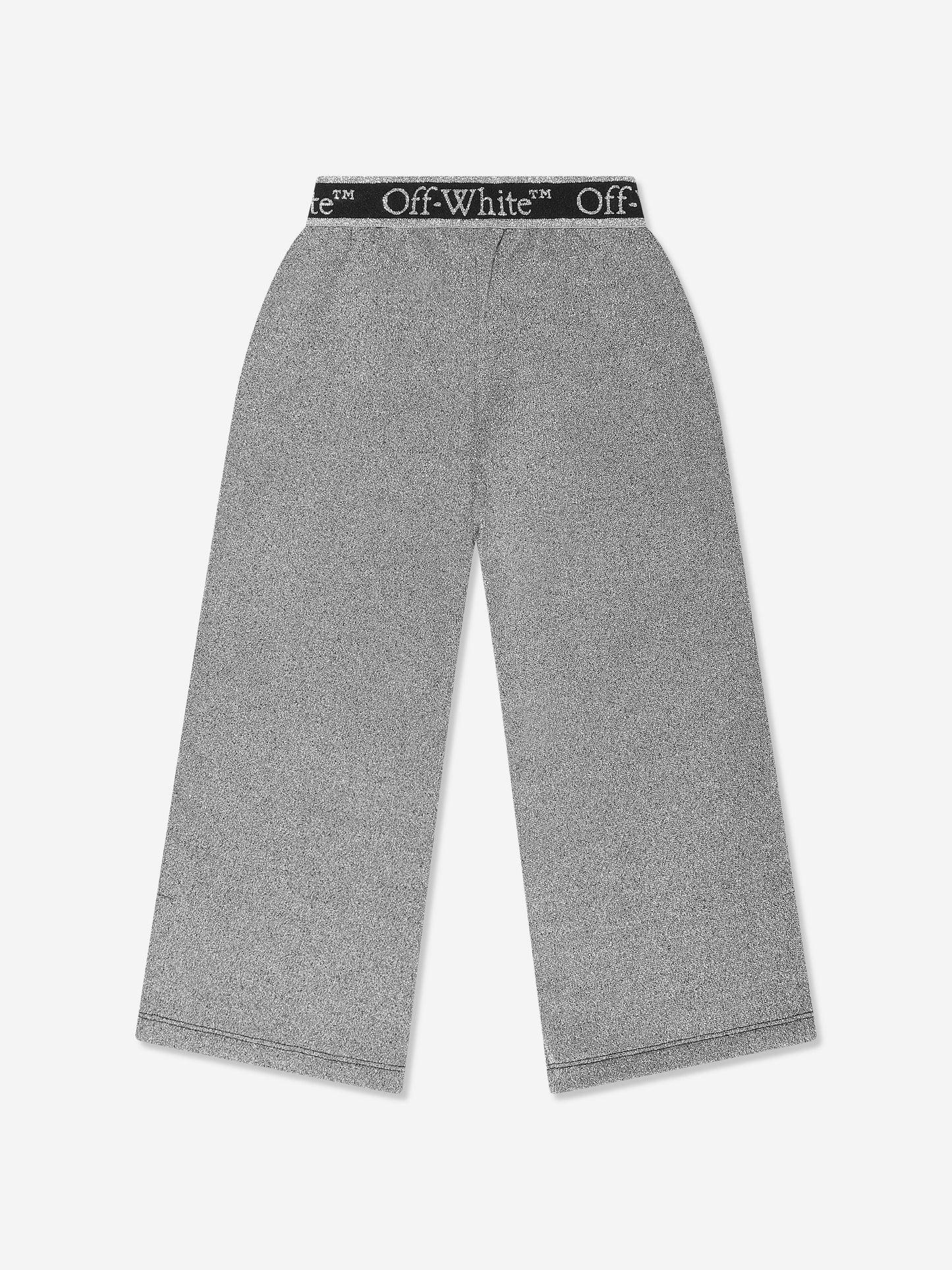 Off-White 女童 Bookish Logo Band 慢跑裤（灰色）