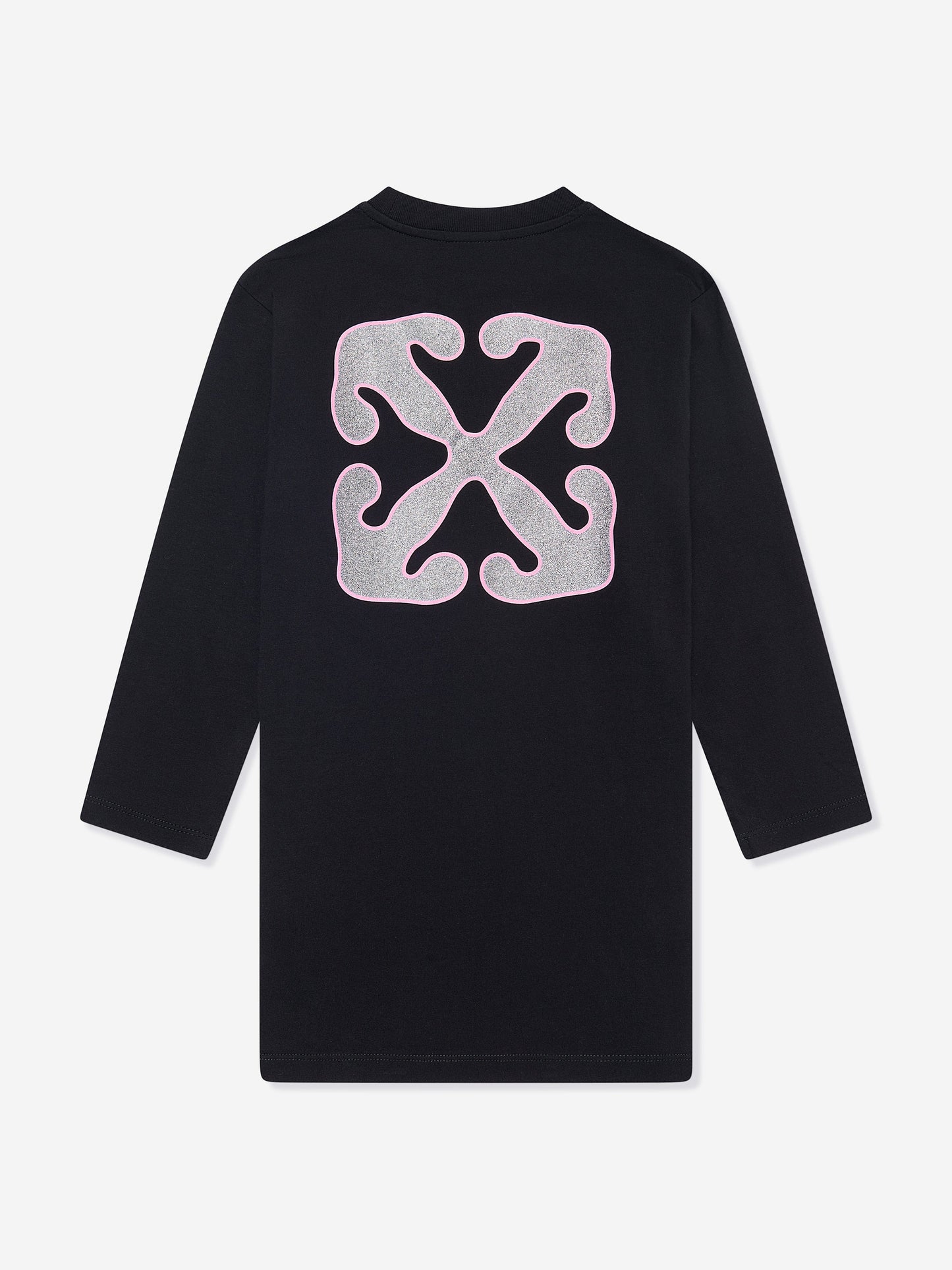 Off-White 女童 Arrow 黑色厚重连衣裙