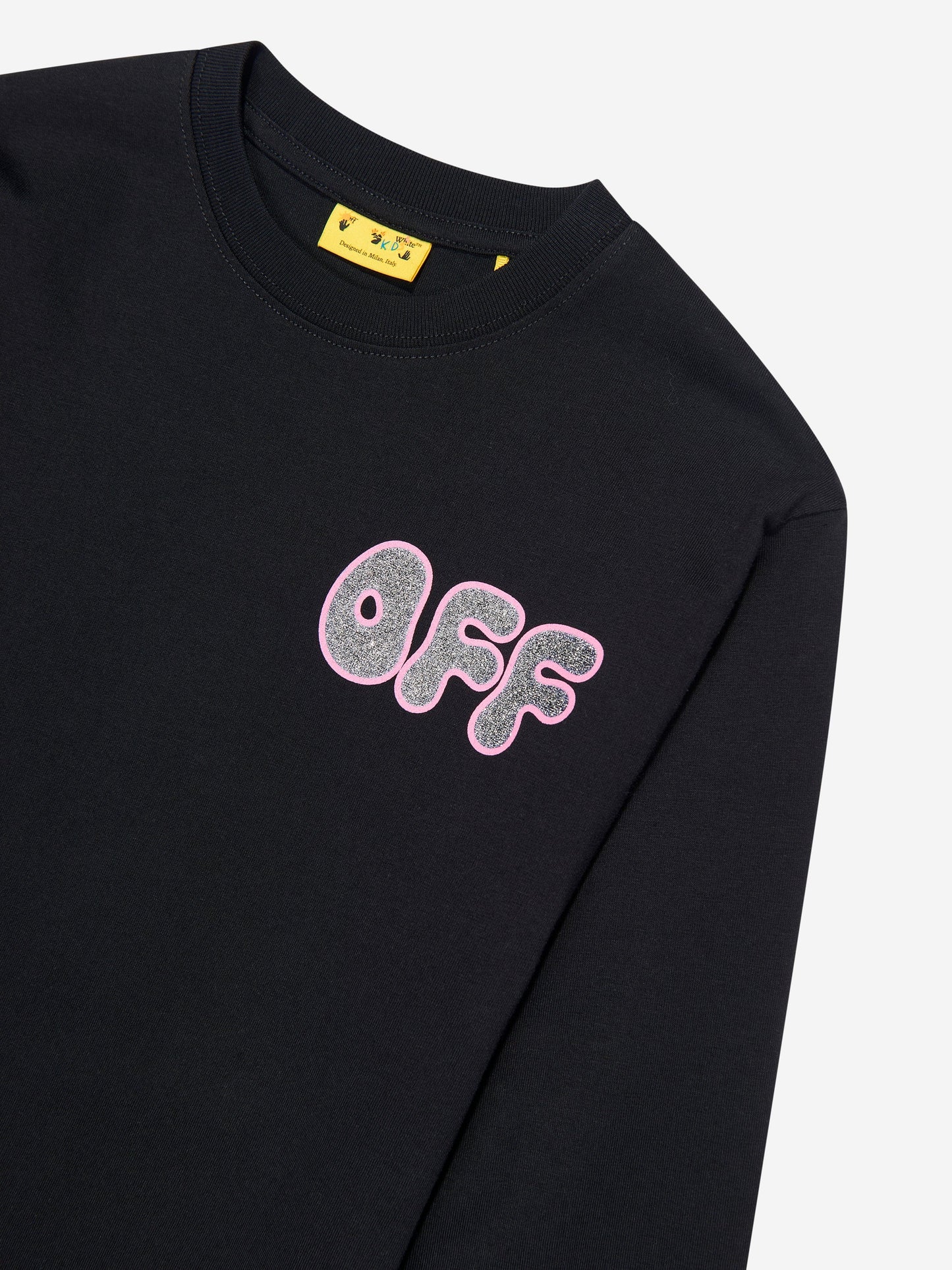 Off-White 女童 Arrow 黑色厚重连衣裙
