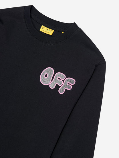 Off-White 女童 Arrow 黑色厚重连衣裙