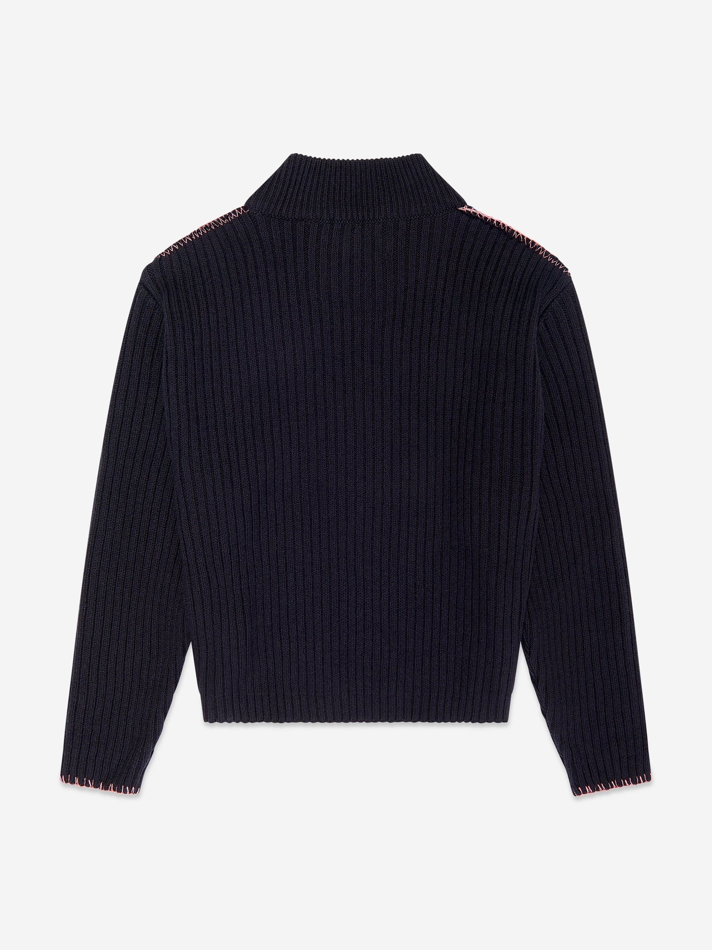 Off-White 女童 Off Stamp 透明罗纹套衫（黑色）