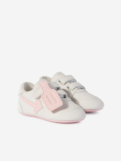 Off-White Baby Girls Out Of Office Trainers in White