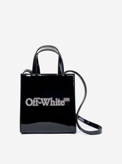 Off-White Girls 黑色大号书呆子迷你包（18厘米）