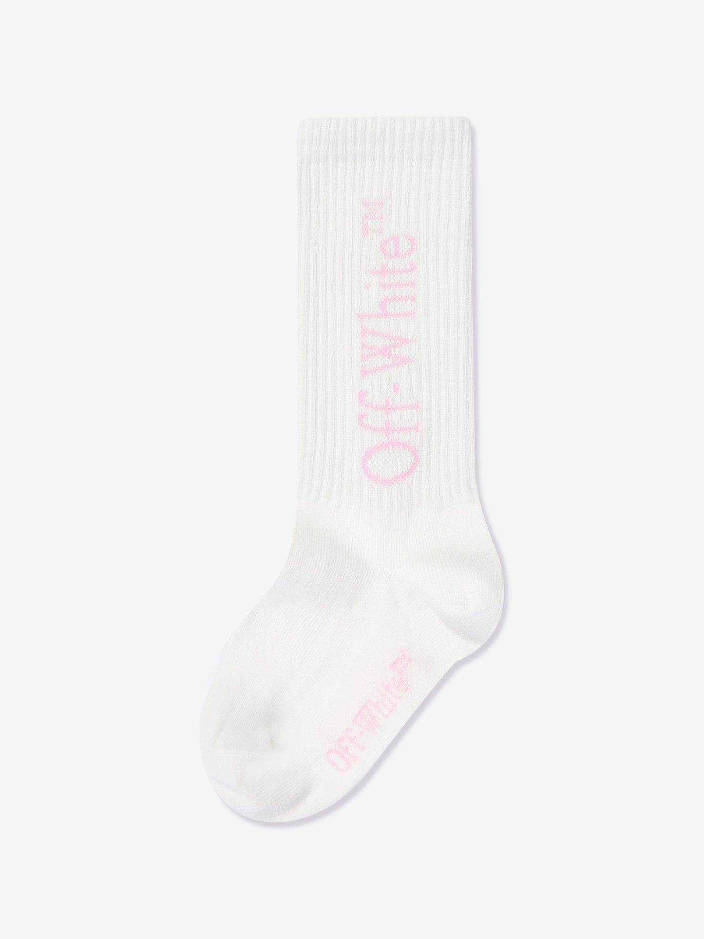 Off-White 女童白色书呆子长袜