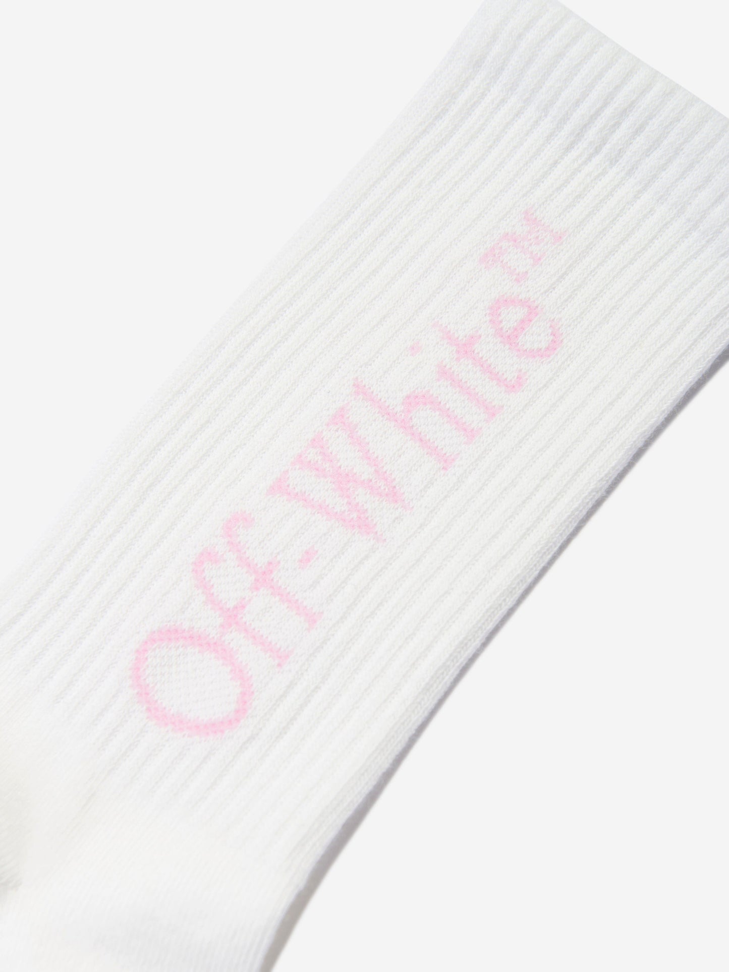 Off-White 女童白色书呆子长袜