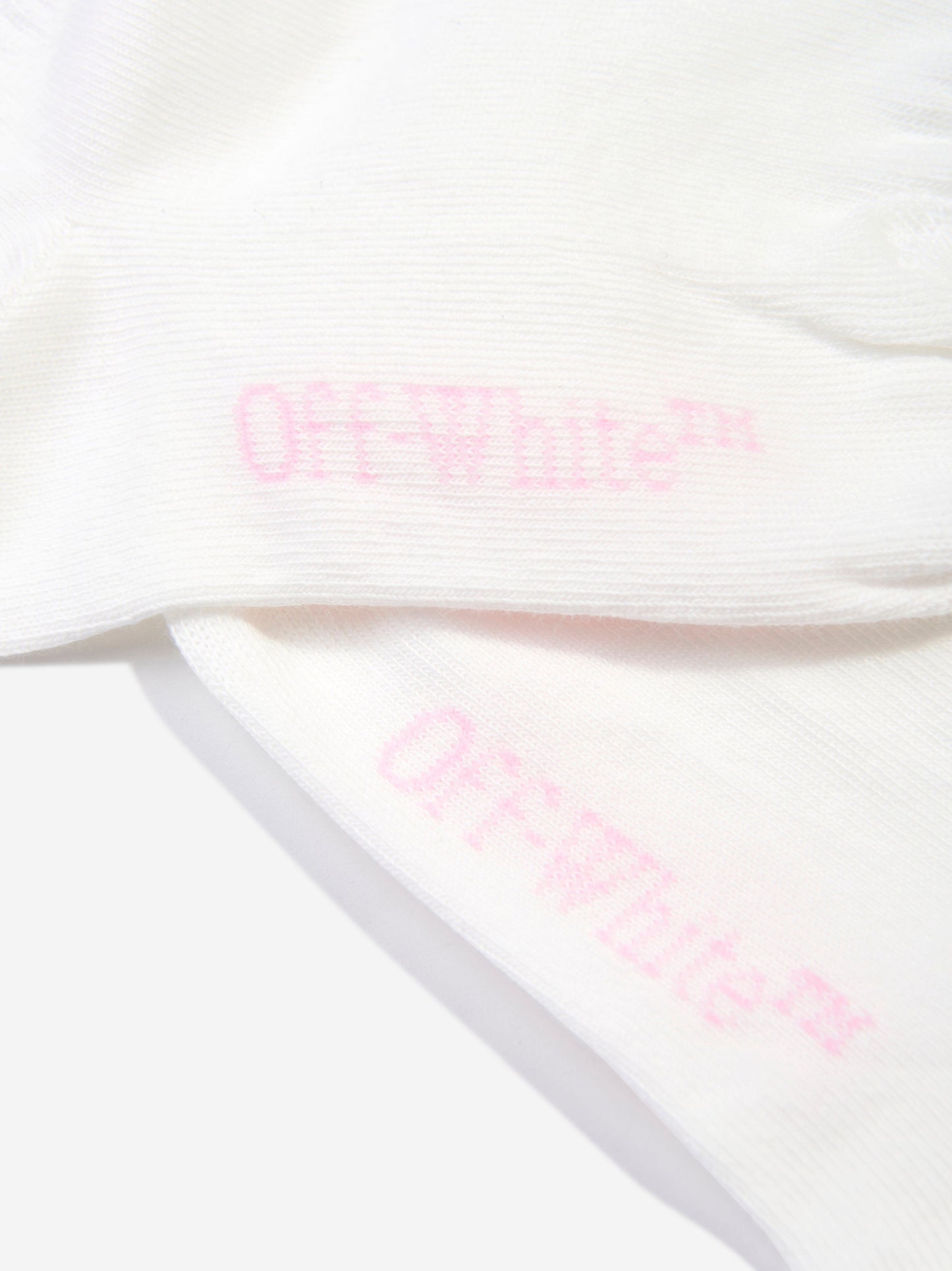 Off-White 女童白色书呆子长袜