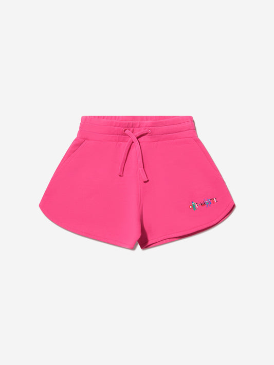 Off-White 女童棉质怪物徽标短裤