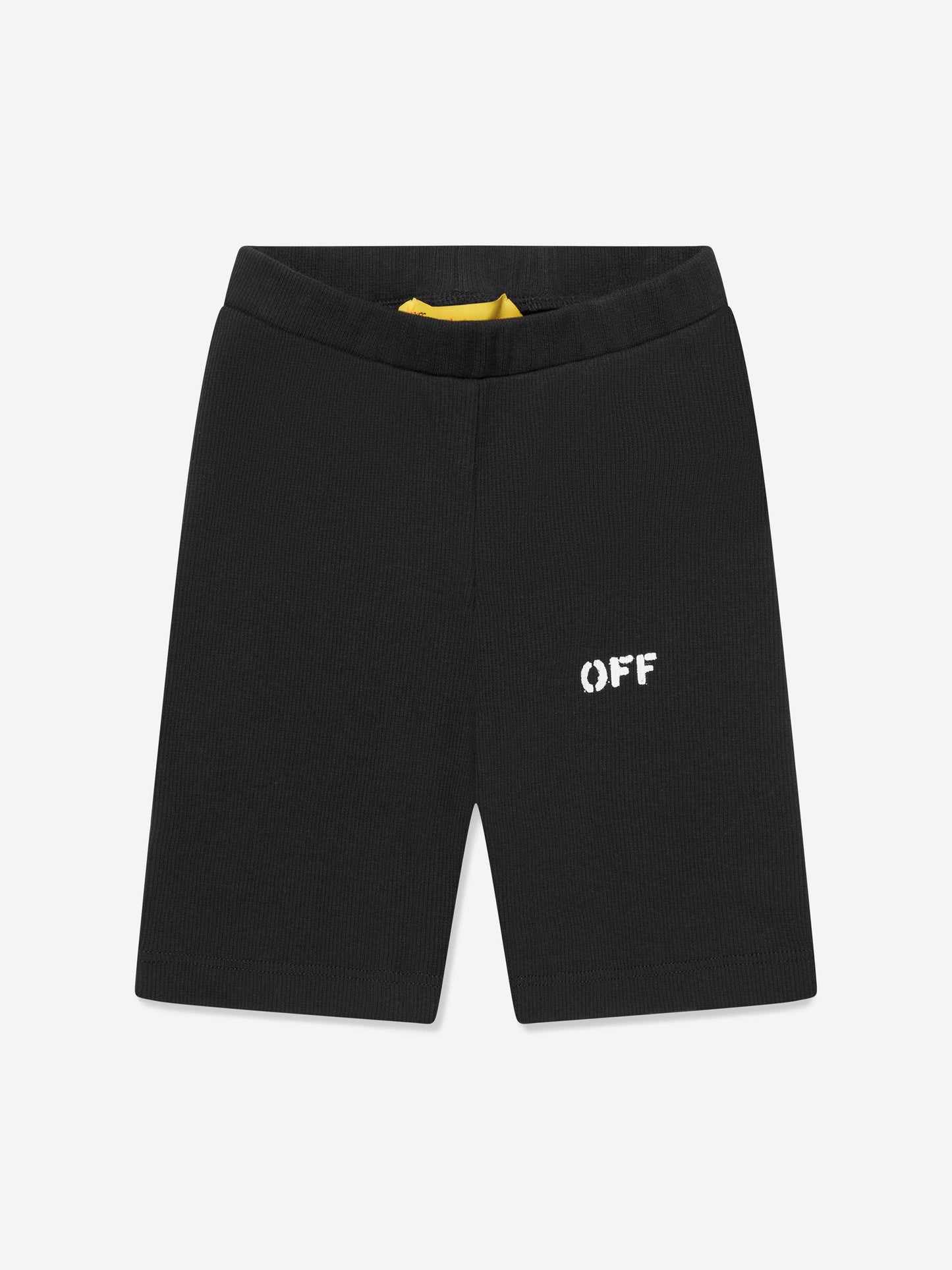 Off-White 女童 Off Stamp 黑色短裤