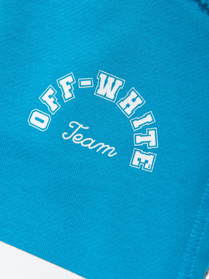 Off-White 男童 Team 23 运动短裤（蓝色）
