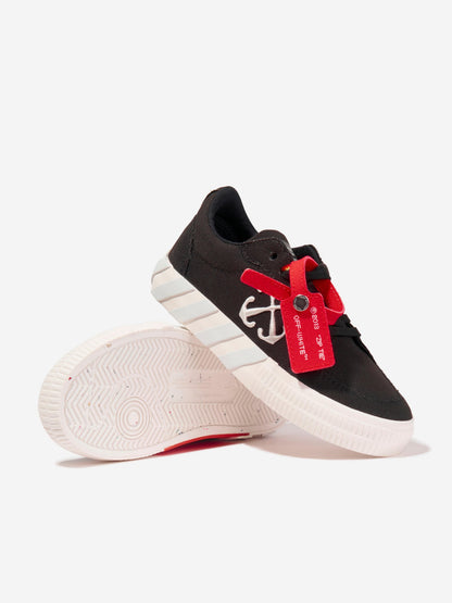 Off-White 儿童硫化系带运动鞋（黑色）