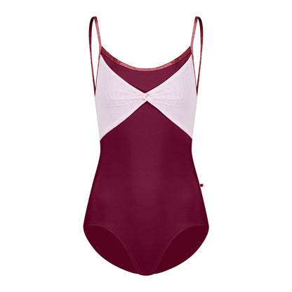 女士深红色"Kathy/N-Burgundy/Mesh Rose/CV-Garnet"芭蕾舞连体衣