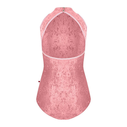 女士粉色"Noe/CV-Romance/T-Petal"丝绒芭蕾舞连体衣