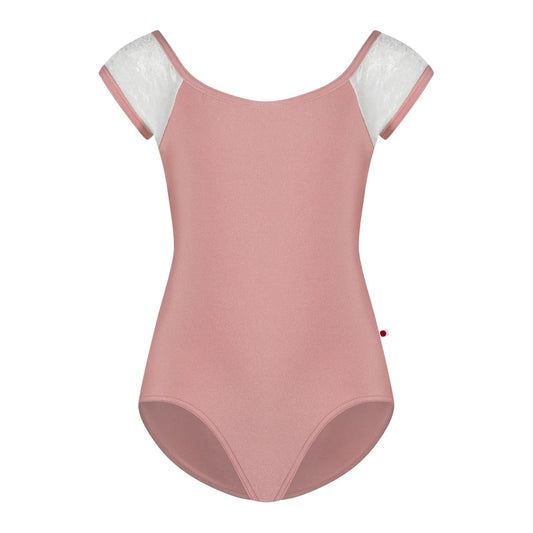 女童粉色"Wendy/N-Antique Rose/CV-White/N-Antique Rose"芭蕾舞连体衣