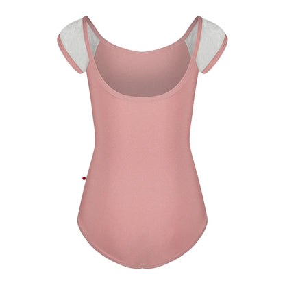 女童粉色"Wendy/N-Antique Rose/CV-White/N-Antique Rose"芭蕾舞连体衣