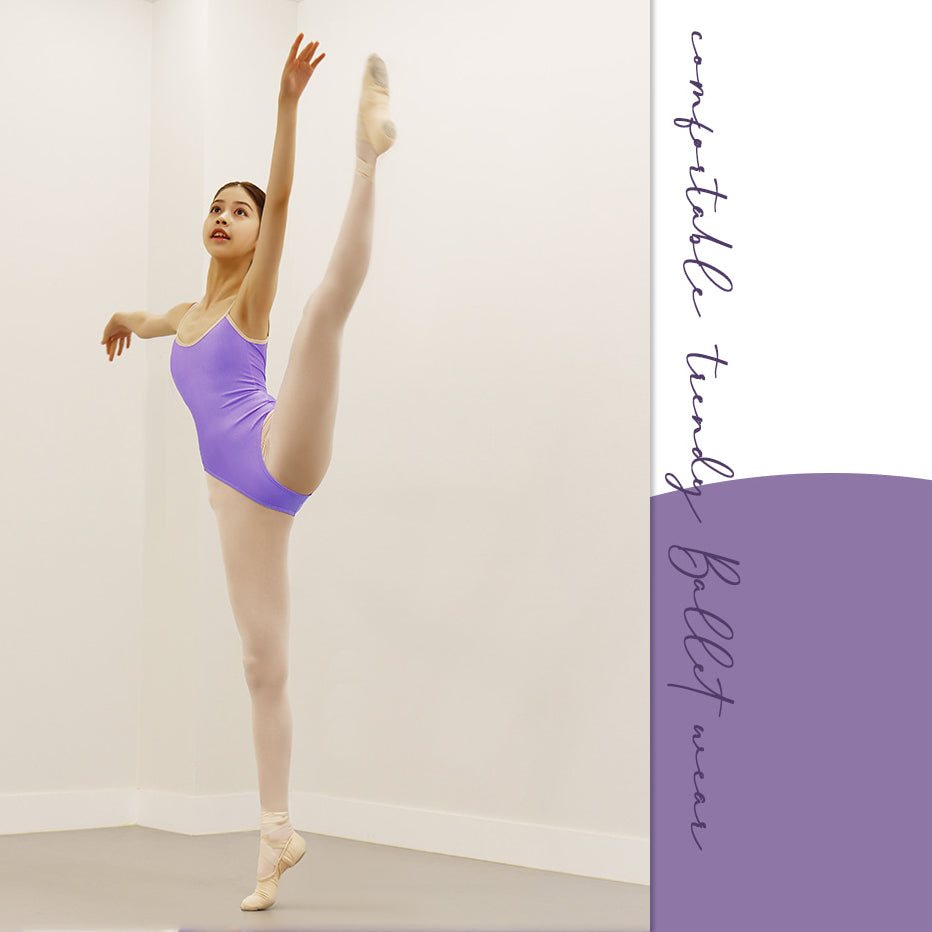 女童薰衣草紫色芭蕾舞连体衣(Odette Bright Lavender Leotard/Bright Lavender)
