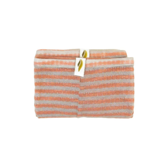 成人款珊瑚色条纹芭蕾舞护腿(Orchid - Leg Warmer)