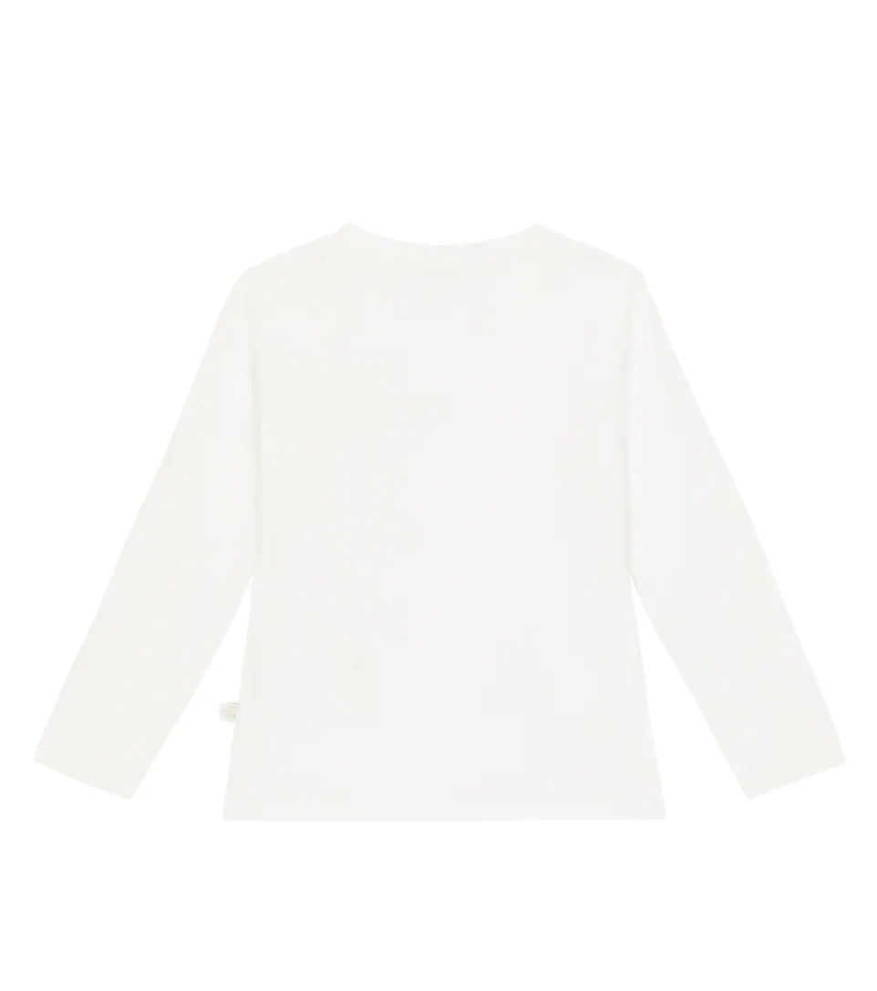 儿童白色棉T恤