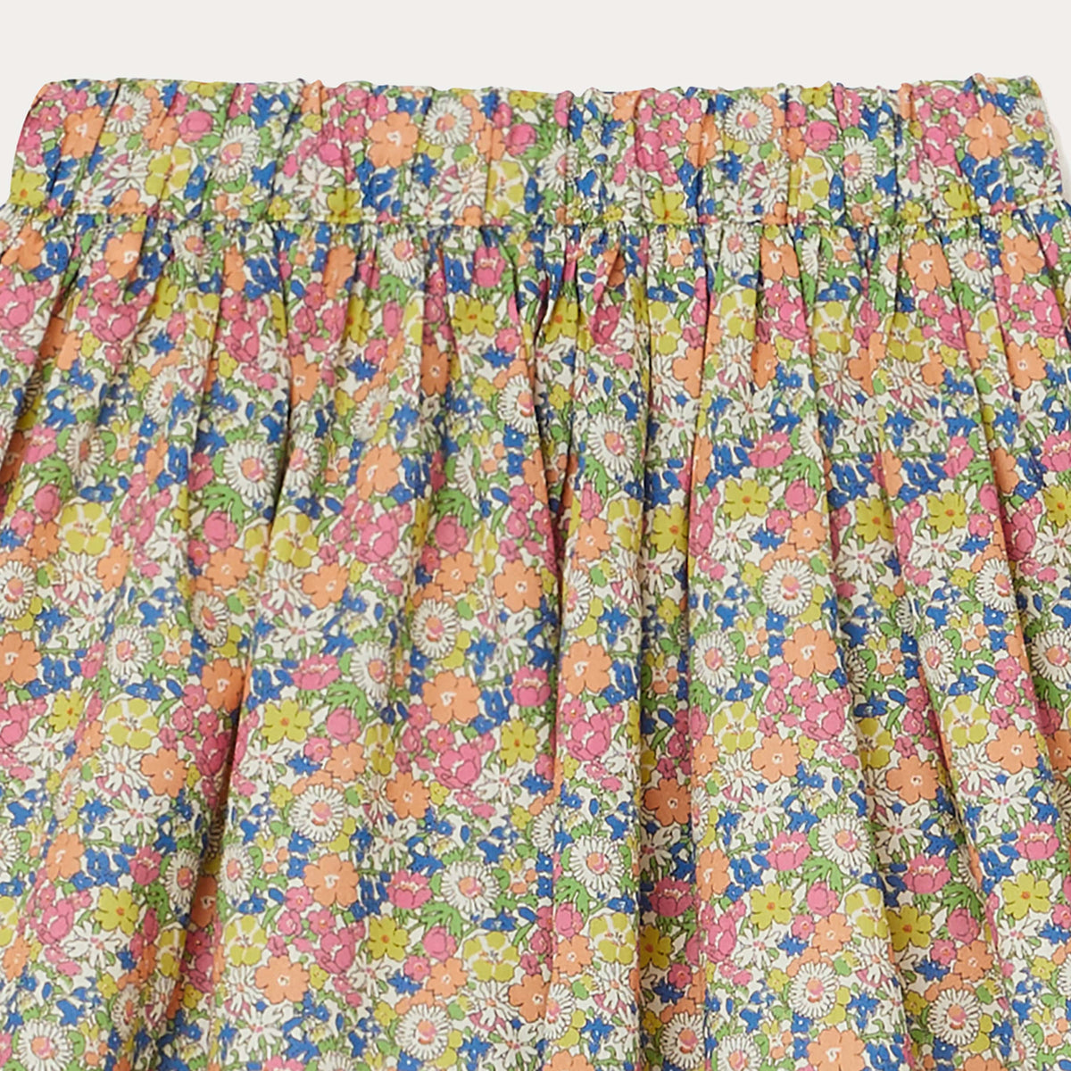 女童彩色碎花短裙