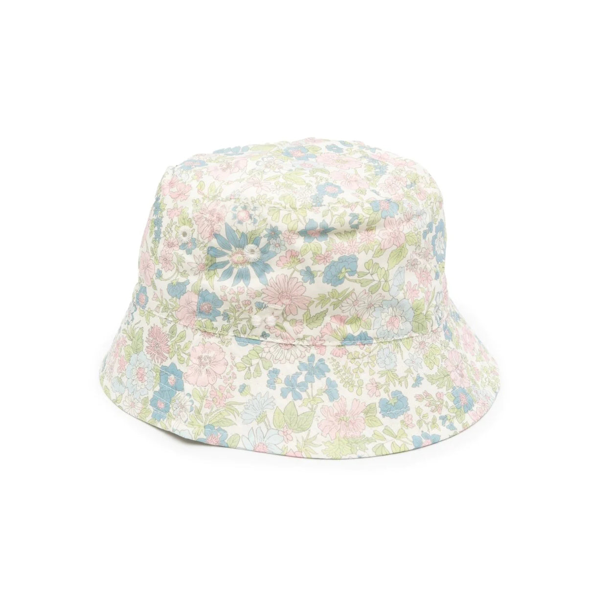 女童粉色碎花渔夫帽