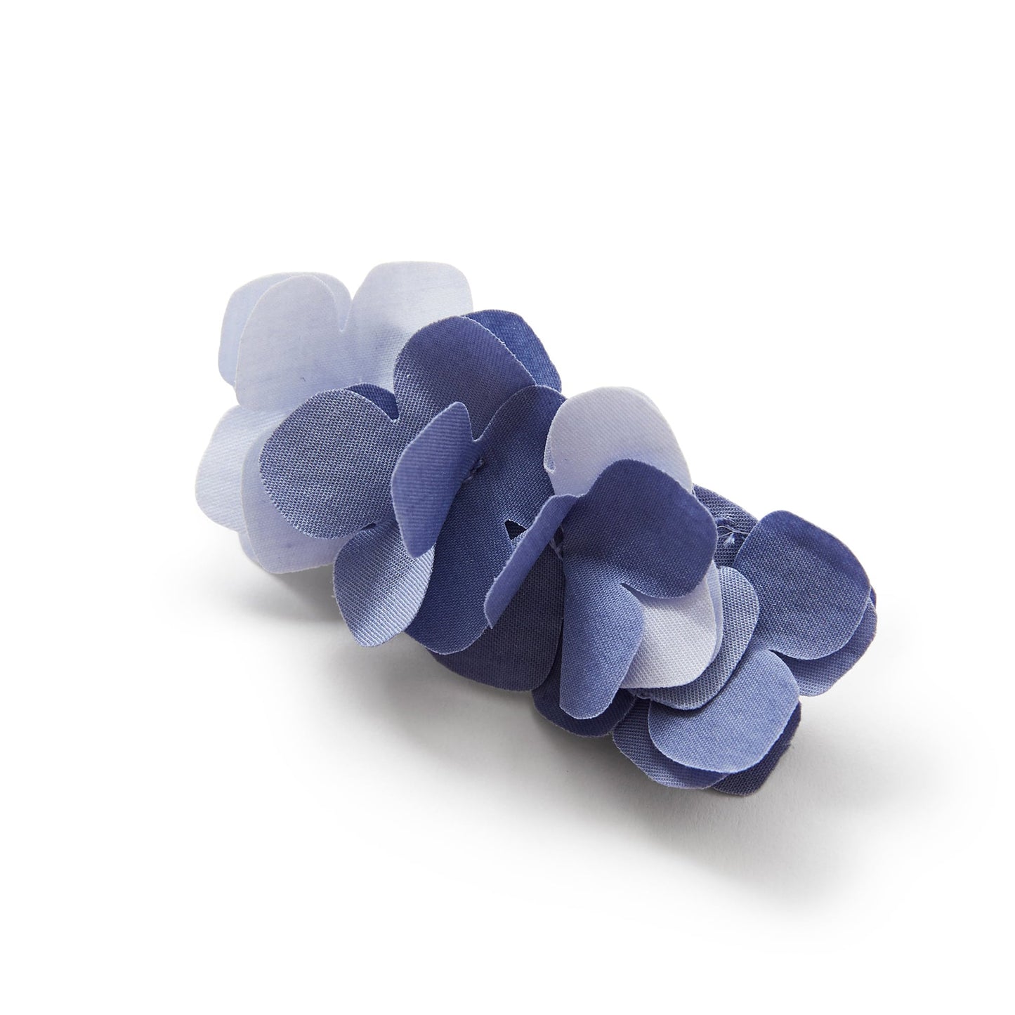 女童蓝色花朵发夹