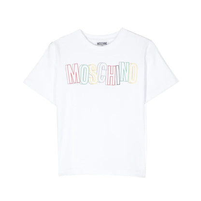 儿童白色Logo棉T恤