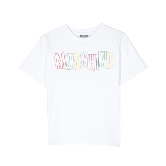 儿童白色Logo棉T恤