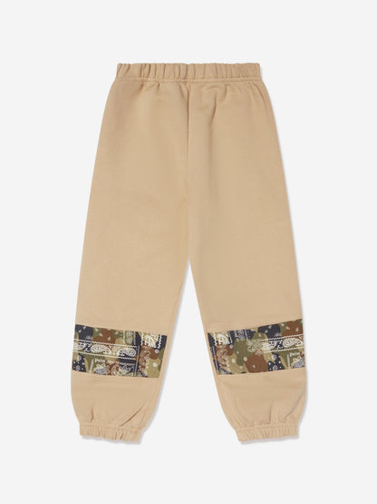 Palm Angels 男童 Palm Brush Camo 慢跑裤（米色）