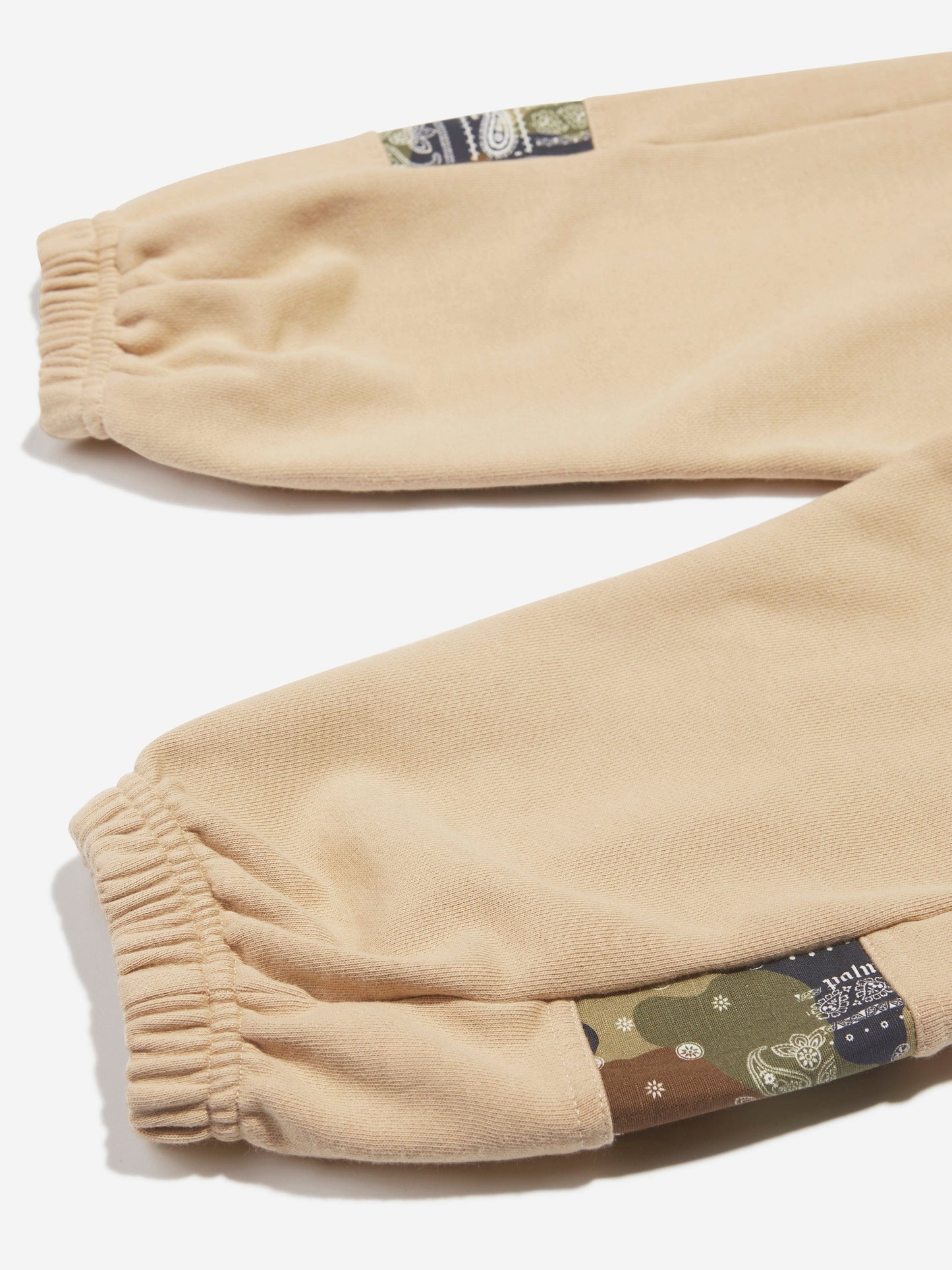 Palm Angels 男童 Palm Brush Camo 慢跑裤（米色）