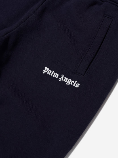 Palm Angels 男童 Bears 佩斯利慢跑裤（海军蓝）