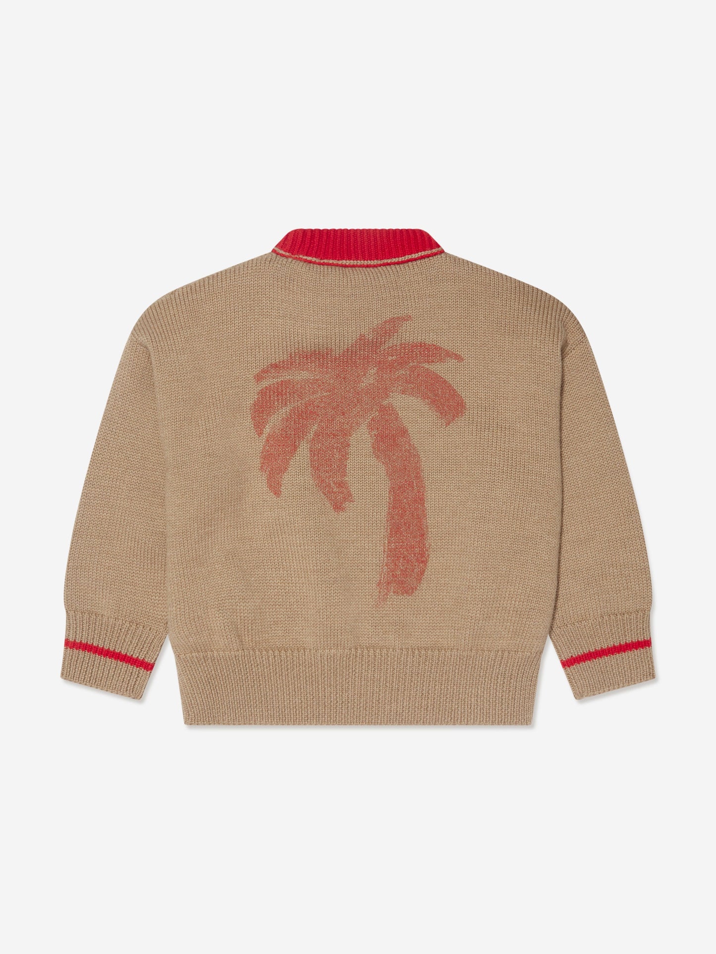 Palm Angels 男童 Palm Brush Camo 套头衫（米色）