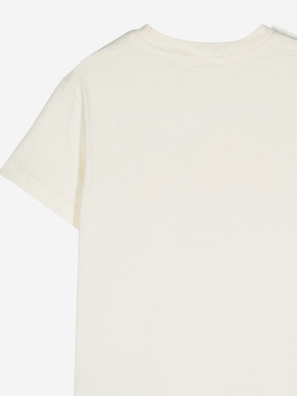 Kids Bear T-Shirt in Ivory