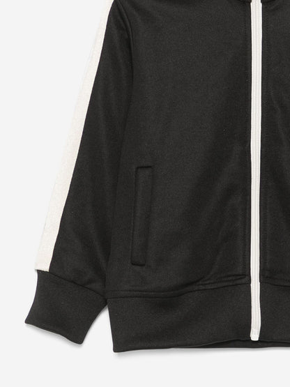 Palm Angels Boys Track Jacket in Black