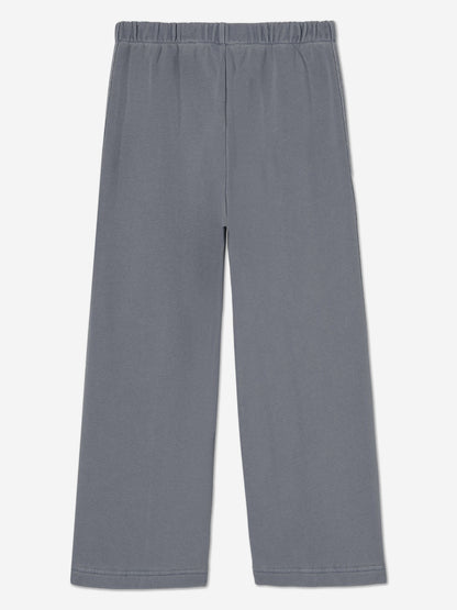 Palm Angels Kids Cuts Faded Travel Joggers in Grey