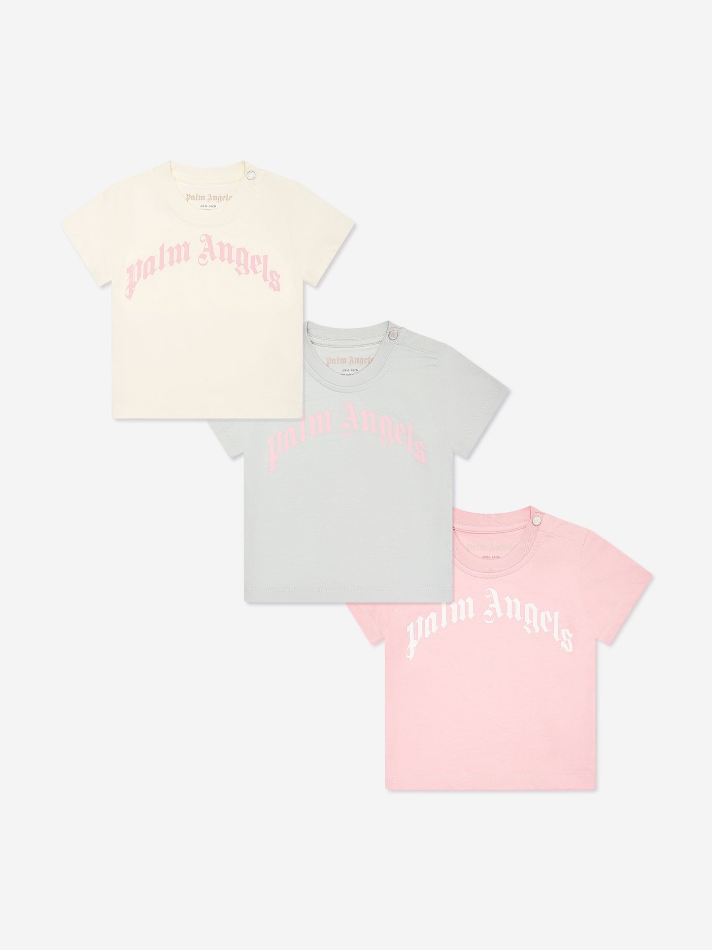 Palm Angels 女婴三件套 T 恤（多色）
