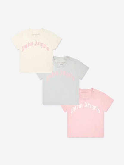 Palm Angels 女婴三件套 T 恤（多色）