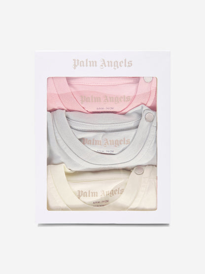 Palm Angels 女婴三件套 T 恤（多色）