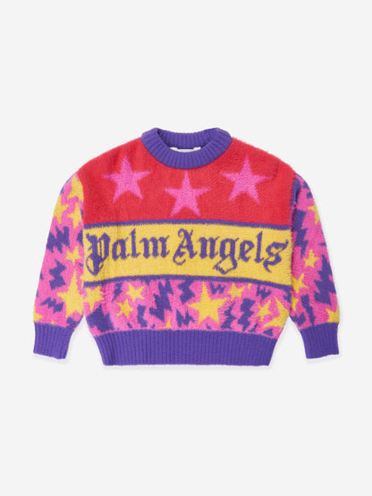 Palm Angels 女童 Stars Thunderbolt 针织套衫（多色）